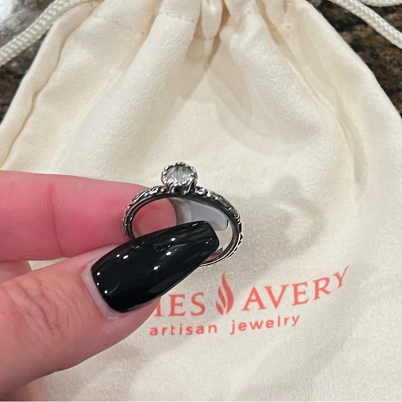 James Avery Jewelry - James Avery- White Saphire Birthstone Ring- April- Size 10
